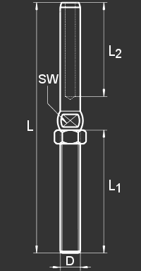 KOCWKA DO ZAWALCOWANIA M10/5MM A4 GW.LEWY     